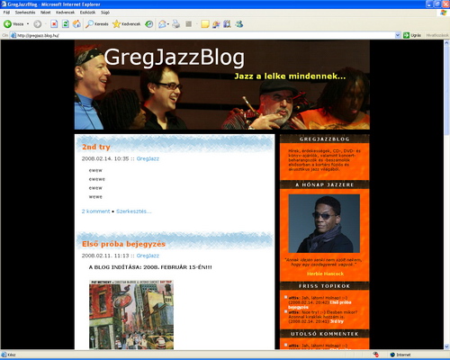 GregJazzBlog 2008.02.14.